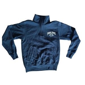 Penn State Blue Champion Size Small Sweatshirt 1/4 Zip Nittany Lions